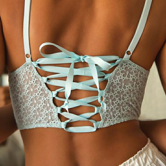 *HP*Nwt Free People Lele Embroidered Longline Bra - Picture 4 of 9